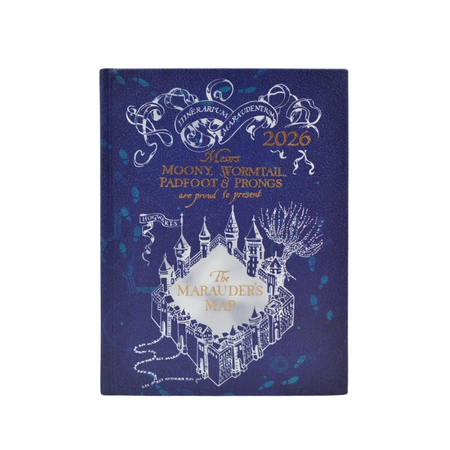 AGENDA DIARIA HARRY POTTER DANPEX HP2412-26-2 THE MARAUDER'S MAP AZUL