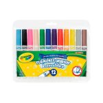 MARCADOR CRAYOLA GRUESO LAVABLE 58-0808 ESTUCHE CON 12