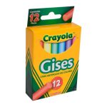 GIS COMPRIMIDO CRAYOLA COLORES SURTIDOS 50-1412 CAJA CON 12