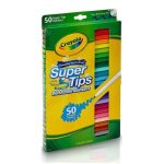 MARCADOR LAVABLE CRAYOLA SUPERTIPS 58-5150 ESTUCHE CON 50