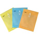 SOBRE PLASTICO CON RONDANA MAE SHAV CARTA VERTICAL COLORES SURTIDOS