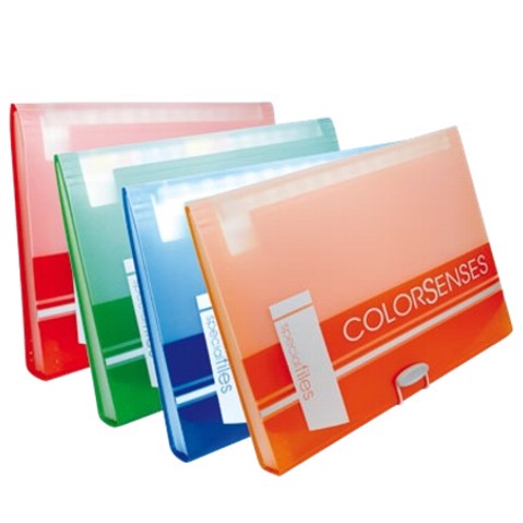 ARCHIVO EXPANDIBLE MAE COLOR SENSES FC-12CS TAMAÑO OFICIO COLORES SURTIDOS