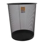 CESTO PARA BASURA MAE BB-20 MESH DE MALLA NEGRO