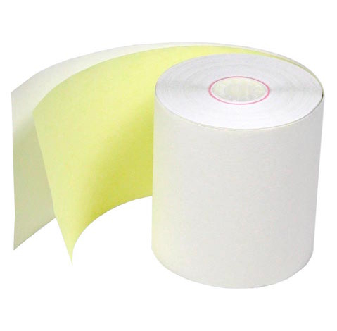 ROLLO PARA IMPRESORA DE TICKETS ALBE AUTOCOPIANTE 76X76 MM.