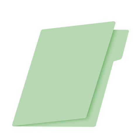 FOLDER CARTA VERDE PASTEL  PAQUETE CON 25