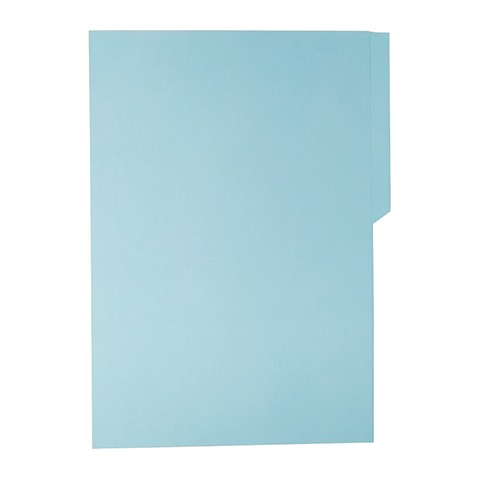FOLDER OFICIO AZUL PASTEL PAQUETE CON 25
