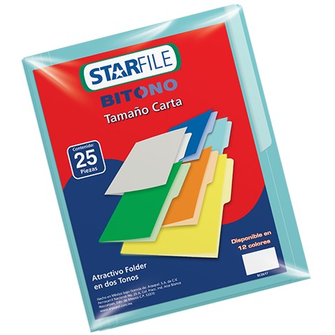 FOLDER STARFILE BITONO CARTA AGUA