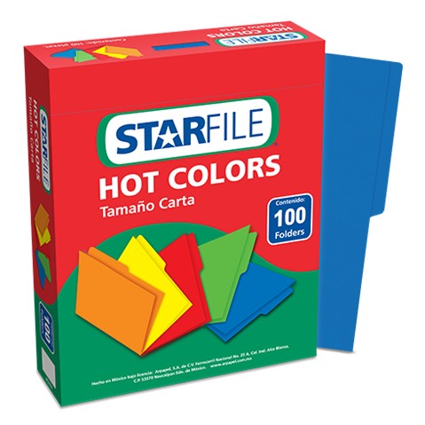 FOLDER STARFILE CARTA AZUL