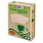 FOLDER STARFILE ECOLOGICO PY1067 CARTA KRAFT PAQUETE CON 100