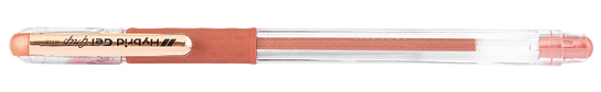 BOLIGRAFO METALICO HYBRID GEL PENTEL K118-ME BRONCE