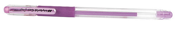 BOLIGRAFO METALICO HYBRID GEL PENTEL K118-MV VIOLETA