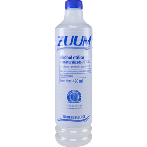 ALCOHOL DESNATURALIZADO 420ML