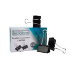 SUJETADOCUMENTOS TECNOFORM D-24 JUMBO 50MM CAJITA C/12