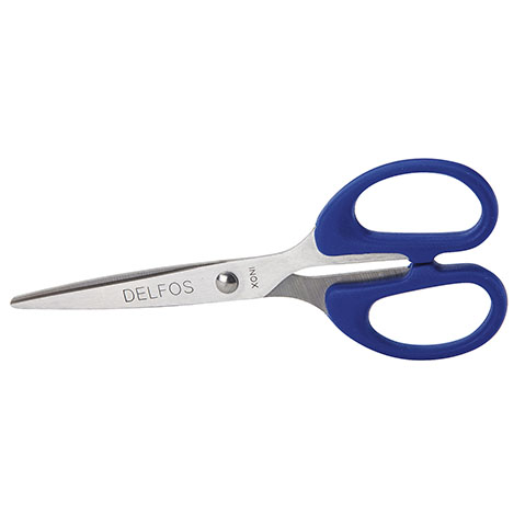 TIJERA DELFOS ACERO INOXIDABLE 6.25 PULGADAS D-320 PARA USO EN OFICINA Y COSTURA