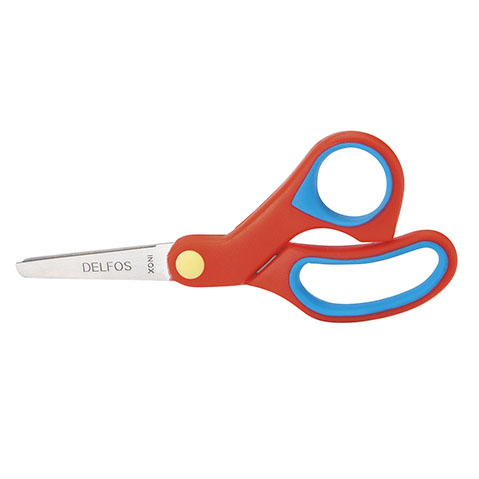 TIJERA ESCOLAR DELFOS 5.25 PULGADAS D-301