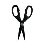 TIJERA TECNOFORM TITANIO D-381 6" MANGO COLOR NEGRO