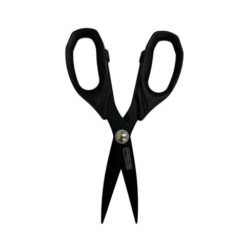 TIJERA TECNOFORM TITANIO D-381 6" MANGO COLOR NEGRO