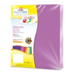 PAPEL BOND EUROCOLORS CARTA VIOLETA PAQUETE CON 100