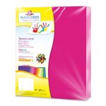 PAPEL BOND EUROCOLORS CARTA ROSA VIBRANTE PAQUETE CON 100
