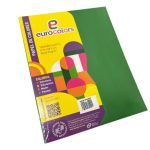 PAPEL BOND EUROCOLORS CARTA VERDE BANDERA PAQUETE CON 100