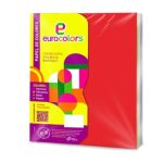PAPEL BOND EUROCOLORS CARTA ARCOIRIS INTENSO PAQUETE CON 100