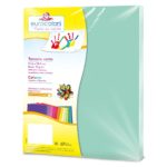 PAPEL BOND EUROCOLORS CARTA AZUL PASTEL PAQUETE CON 100