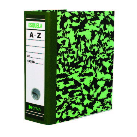 RECOPILADOR 2 ARGOLLAS KYMA REGIS KY-ES ESQUELA VERDE TRADICIONAL