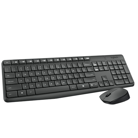 TECLADO INALAMBRICO LOGITECH MK235 NEGRO KIT CON MOUSE