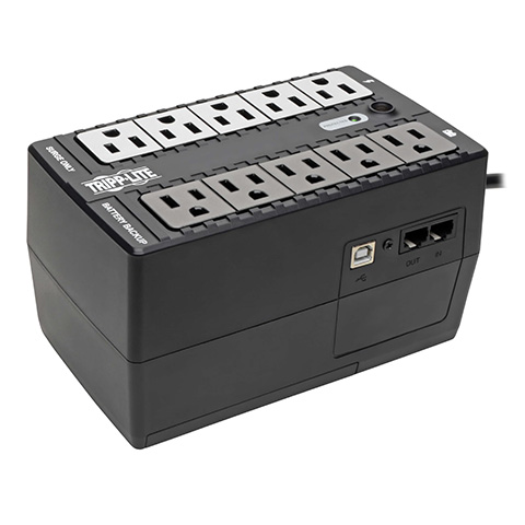 NO BREAK TRIPPLITE UPS INTERNET550U 550VA 300W 10 CONTACTOS COLOR GRIS