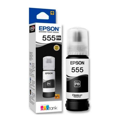 BOTELLA TINTA EPSON 555 T555120 NEGRO DYE