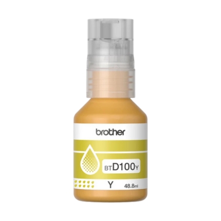 BOTELLA TINTA BROTHER BTD-100Y AMARILLO