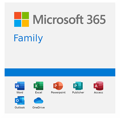 SOFTWARE MICROSOFT 365 FAMILY ESD LICENCIA ANUAL DESCARGABLE
