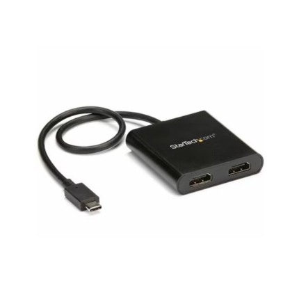 ADAPTADOR STARTECH MSTCDP122HD USB-C A HDMI DOBLE CABLE DE 30CMS