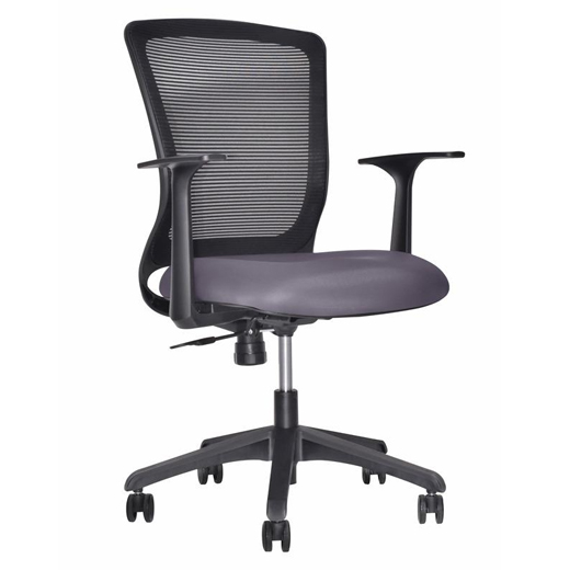 SILLA EJECUTIVA OMEGA VERSA AL-2632N RESPALDO MALLA NEGRO